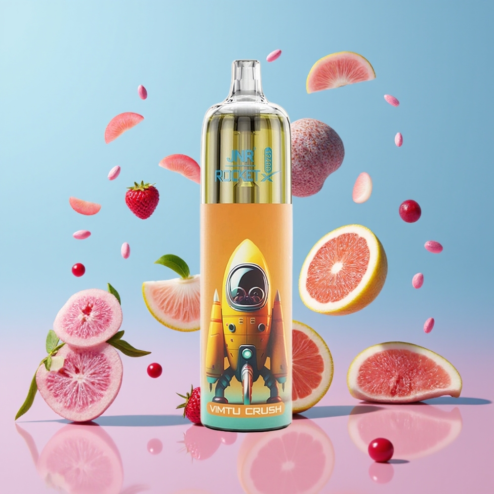 JNR Rocket-X 12400 Puffs Disposable Vape Víchrová Krása, Adjustable Airflow, RGB, 25ml