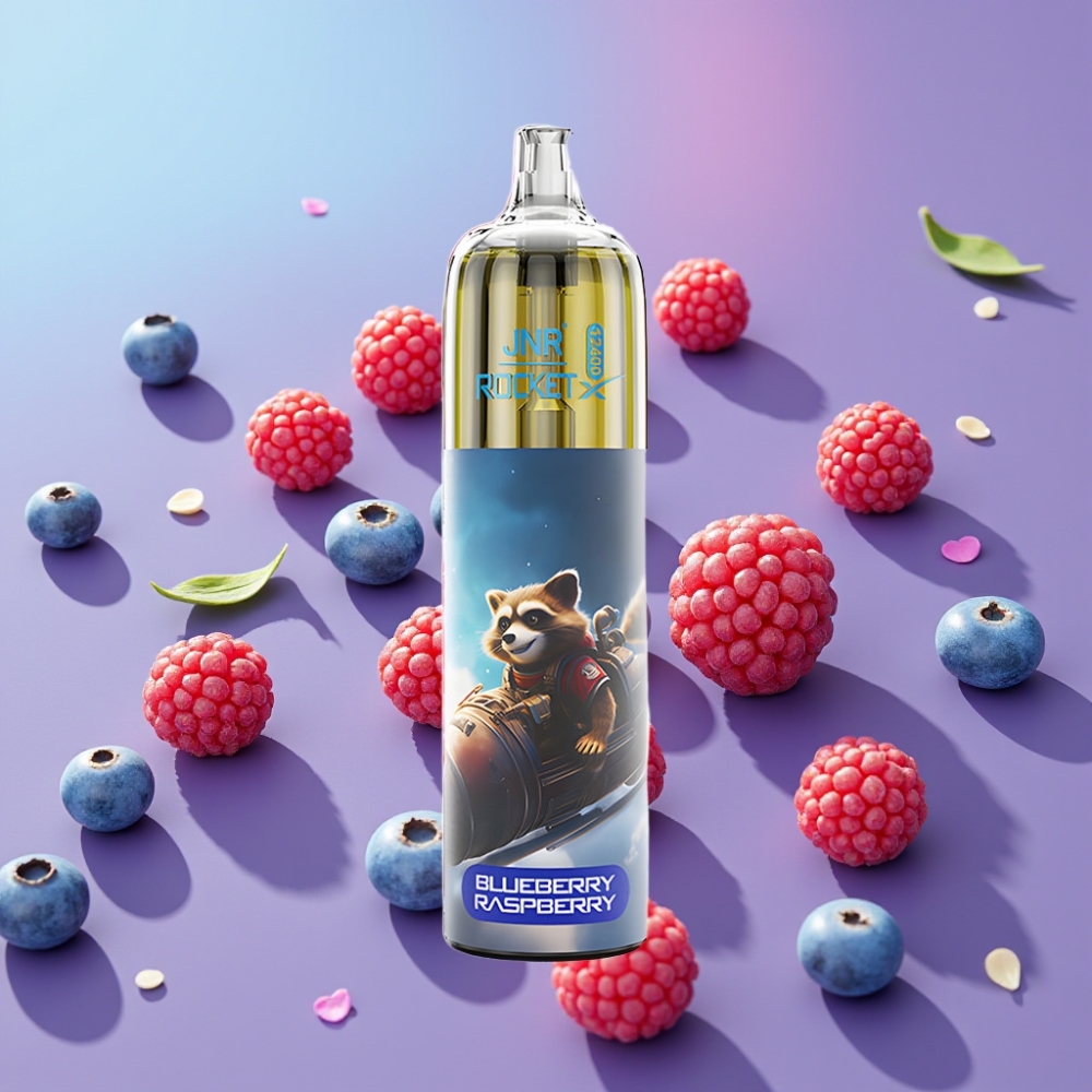 JNR Rocket-X 12400 Puffs Disposable Vape Čučoriedka Malina, 25ml, 850mAh, Typ-C JNR Rocket-X 12400 Puffs Disposable Vape Čučoriedka Malina, 25ml, 850mAh, Typ-C