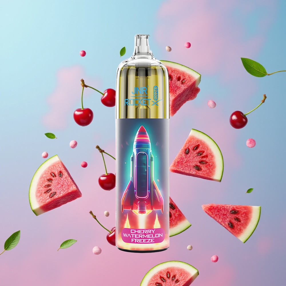 JNR Rocket-X 12400 Puffs Jednorázová E-cigareta Čerešňový Melónový Chlad, 25ml, 850mAh, Typ-C JNR Rocket-X 12400 Puffs Jednorázová E-cigareta Čerešňový Melónový Chlad, 25ml, 850mAh, Typ-C