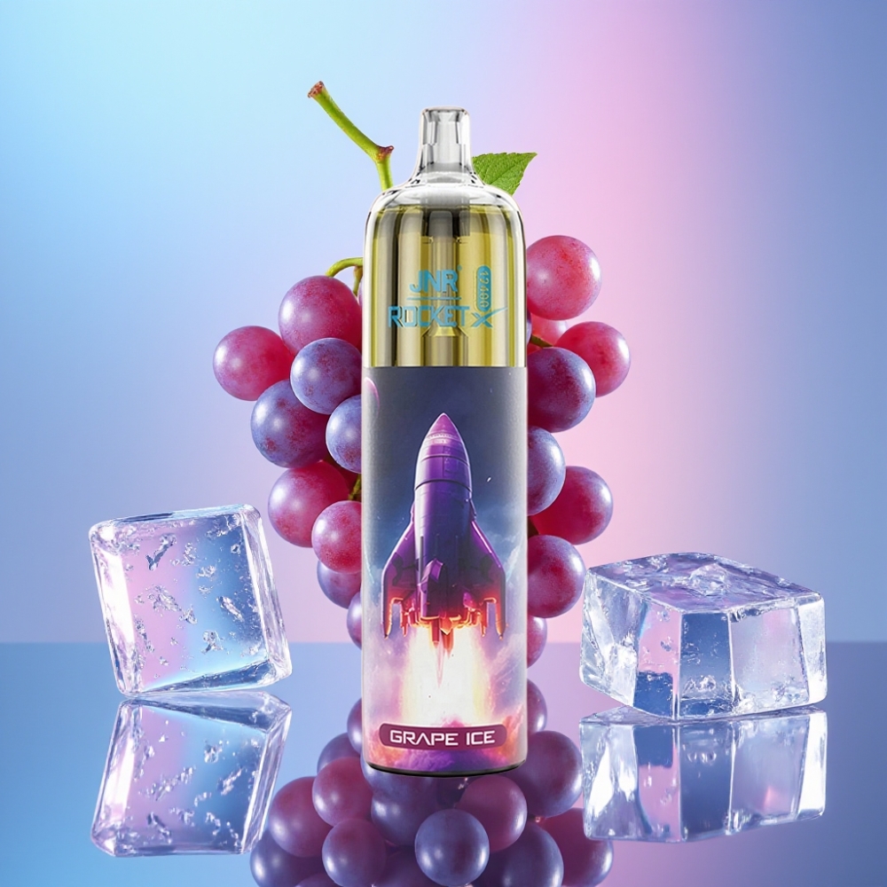 JNR Rocket-X 12400 Pufov Jednorázová E-cigareta Hroznový ľad, 25ml, 850mAh, Typ-C