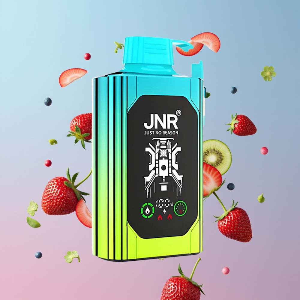 JNR Shisha Hookah Box 20500 Puffs Jahoda Kiwi, 25ml, Dual Mesh Coil, Type-C JNR Shisha Hookah Box 20500 Puffs Jahoda Kiwi, 25ml, Dual Mesh Coil, Type-C