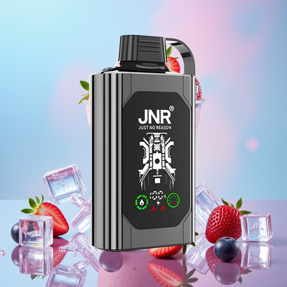 JNR Shisha Hookah Box 20500 Puffs Mixované Bobule a Ľad, HD Display, Dual Mesh Coil JNR Shisha Hookah Box 20500 Puffs Mixované Bobule a Ľad, HD Display, Dual Mesh Coil