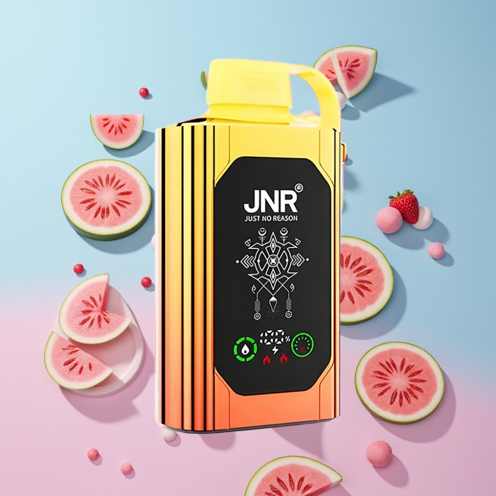 JNR Shisha Hookah Box 20500 Puffs Vodný Melón Jahoda Bubblegum, 25ml, 1000mAh, Typ-C JNR Shisha Hookah Box 20500 Puffs Vodný Melón Jahoda Bubblegum, 25ml, 1000mAh, Typ-C