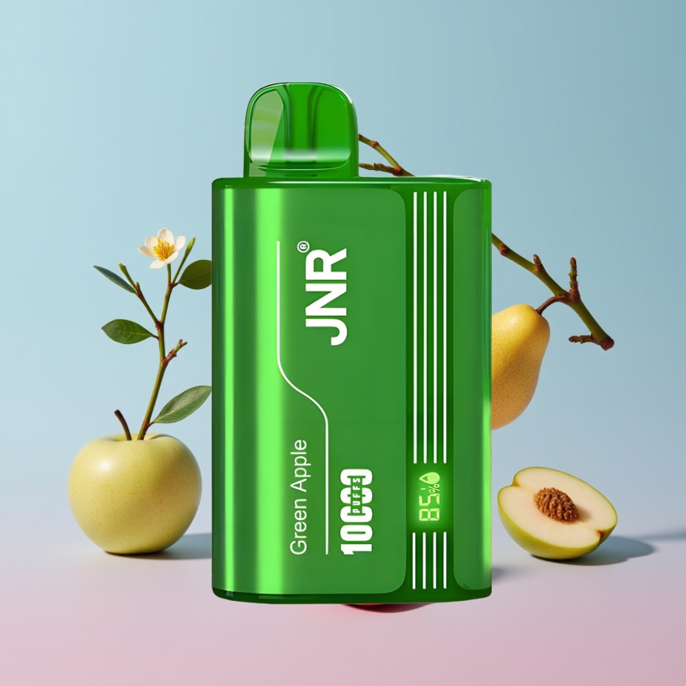 JNR Tank 10000 Puffs Jednorázová E-cigareta Zelené Jablko Broskyňa Hruška, 20ml, 650mAh JNR Tank 10000 Puffs Jednorázová E-cigareta Zelené Jablko Broskyňa Hruška, 20ml, 650mAh