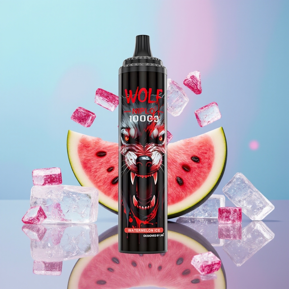 JNR Wolf Niplo 10000 Puffs Vodný melón Ice 650mAh Type-C