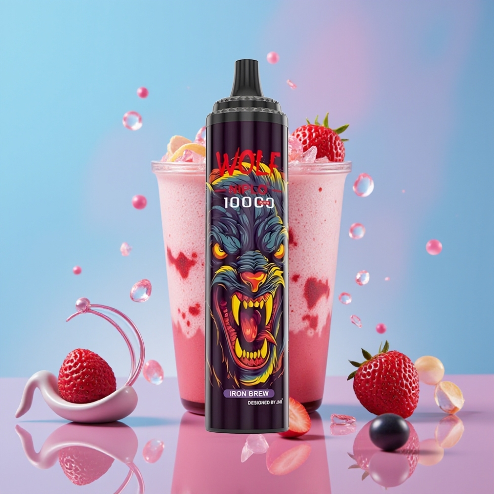 JNR Wolf Niplo Železný Nápoj 10000 Puffs 1.0 Ohm Mesh 20ml