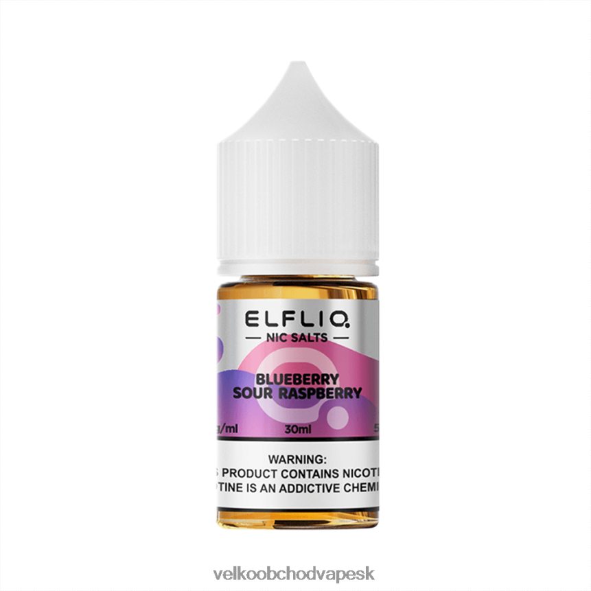 D260NL12 čučoriedka kyslá malina ELFBAR ELFLIQ Nic Salt 30 ml