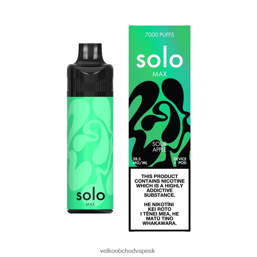 Vape E Cigareta L486RP70 - Solo MAX súprava pod kyslé jablko