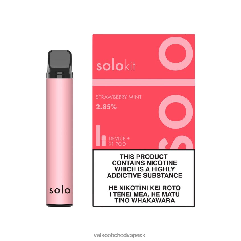 Nejlepsi Vape Cigareta L486RP41 - Solo súprava pod jahodová mäta