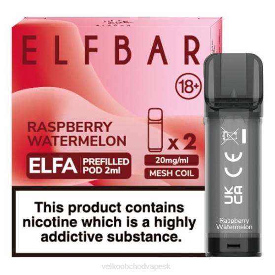 Vape Lacno RHNN330 | ELFBAR Elfa malinový vodný melón naplnená tobolka - 2 ml - 20 mg (2 balenia)