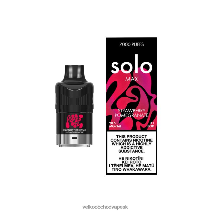 Vape E Cigareta L486RP84 - Solo MAX pod jahodové granátové jablko