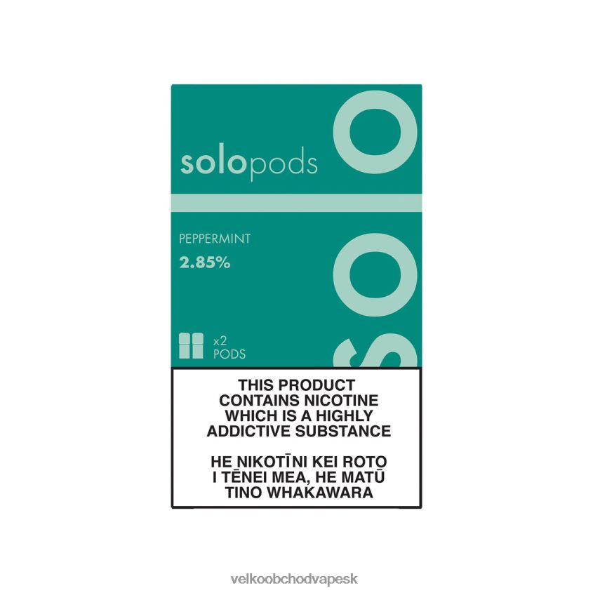 Vape E Cigareta L486RP63 - Solo náhradný pod 2-balenie mäta pieporná