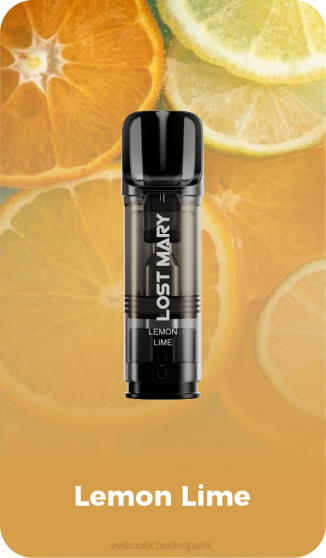 E Cigareta Bez Nikotinu RHNN425 | LOST MARY Tappo citrón limetka vopred naplnené náhradné tobolky