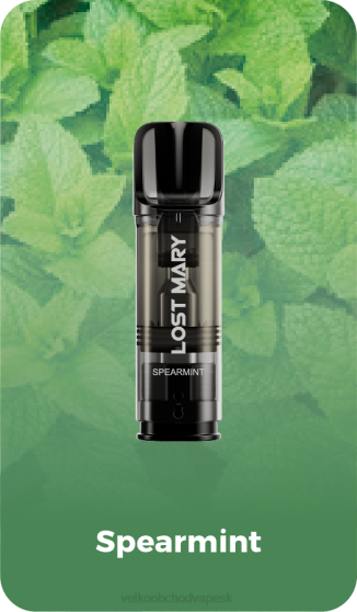 E Cigarety Jednorazove RHNN429 | LOST MARY Tappo mäta klasnatá vopred naplnené náhradné tobolky