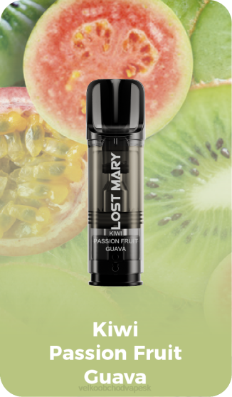 Vape Jednorazove RHNN424 | LOST MARY Tappo kiwi mučenka guava vopred naplnené náhradné tobolky
